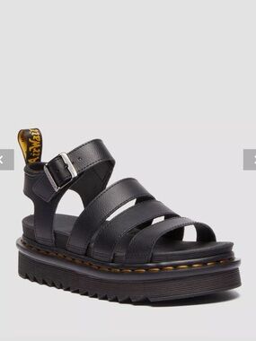 dr. martens blaire athena leather strap sandals
